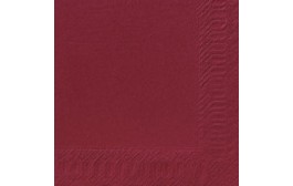 Duni Tissue Napkins 3ply Bordeaux