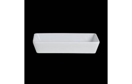 Varick Cafe Porcelain Rectangle Deep Tray