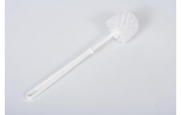 White Toilet Brush