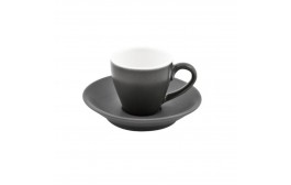 Intorno Slate Espresso Cup Saucer