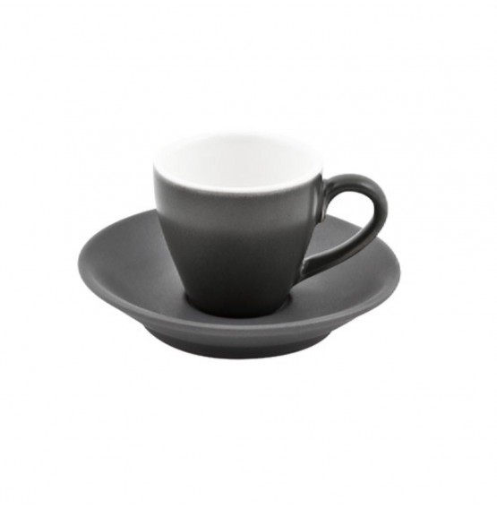 Intorno Slate Espresso Cup Saucer