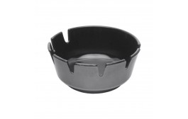 Melamine Deep Ashtray Black