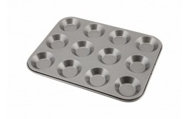 Non Stick 12 Cup Bun Tray