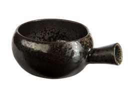 Ironstone Handled Soup Bowl