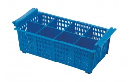 Cutlery Basket 8 Compartment Blue