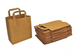 Small Brown Carrier Bag with Handle
