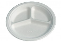 Chinet 3 Compartment Plate