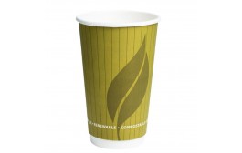 Compostable Double Wall Hot Drink Cup