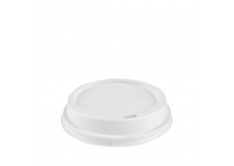 White Sipper Dome Lid