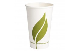 Compostable Single Wall Paper Hot Drink Cup