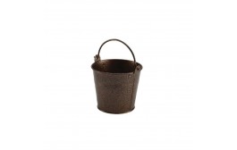 Serving Buckets Antique Finish Hammered Copper