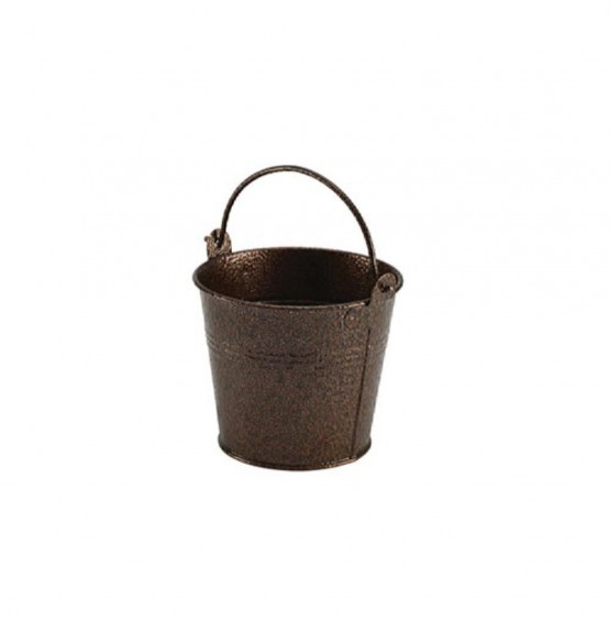 Serving Buckets Antique Finish Hammered Copper