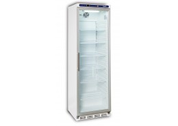 129L White Upright Display Refrigerator