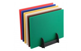 High Density Chopping Board Set & Rack