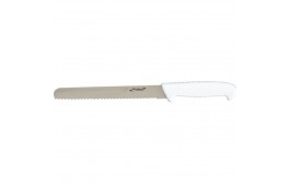 Bread Knife White (Serrated)