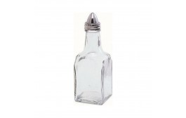 Square Glass Oil/Vinegar Dispenser Bottle