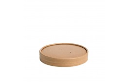 Kraft Compostable Vented Paper Lid