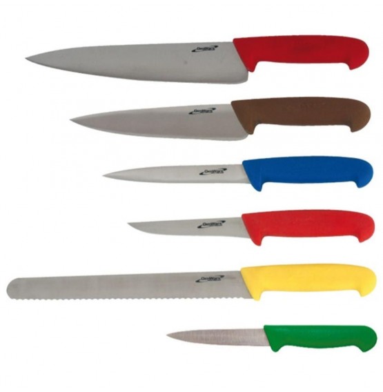 Knife Set & Wallet Colour Coded (6 piece)