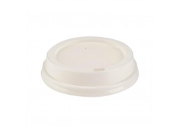 White Compostable Sipper Lid