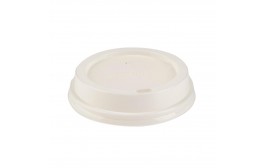 White Compostable Sipper Lid