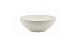 White Melamine Round Buffet Bowl