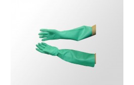 Nitrile Gauntlet Gloves Green