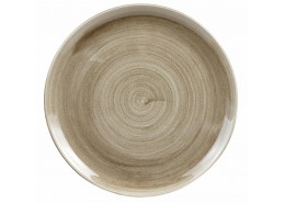 Patina Antique Taupe Coupe Plate