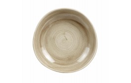 Patina Antique Taupe Organic Round Bowl