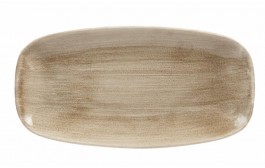 Patina Antique Taupe Chefs' Oblong Plate