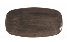 Patina Iron Black Chefs' Oblong Plate