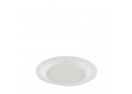 Deluxe White Foam Round Plate