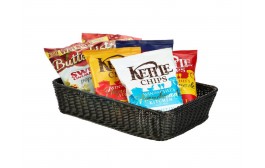 Polywicker Display Basket Black