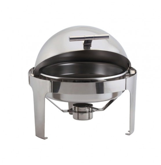 Round Deluxe Roll Top Chafer