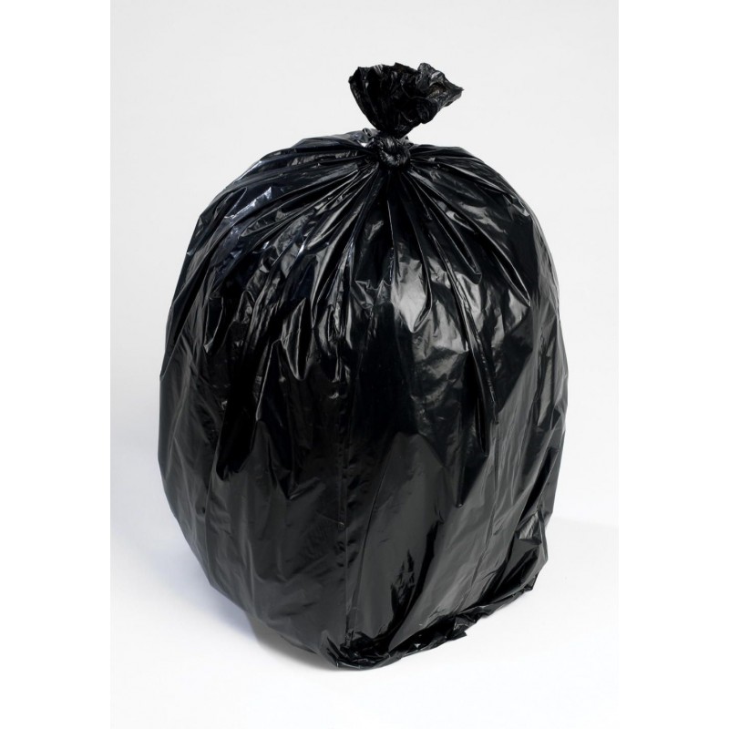 Extra Heavy Duty Black Sack CHSA 20kg | Waste Management | James Kidd