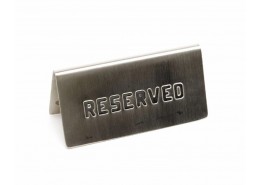 Table Sign Reserved