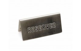 Table Sign Reserved