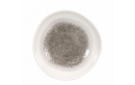 Raku Quartz Black Organic Round Bowl