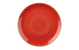 Stonecast Berry Red Coupe Plate