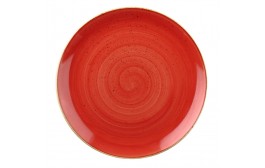 Stonecast Berry Red Coupe Plate