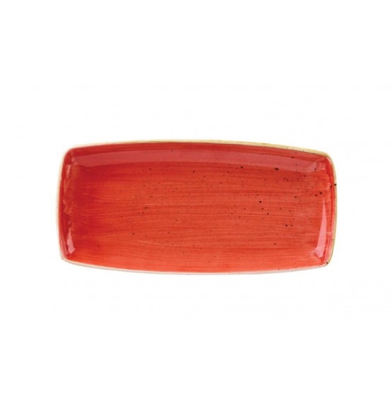 Stonecast Berry Red Oblong Plate