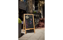 Sandwich A-Board Teak