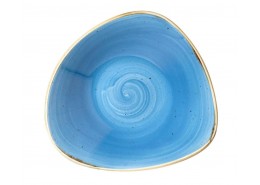 Stonecast Cornflower Blue Triangle Bowl