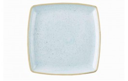 Stonecast Duck Egg Blue Deep Square Plate