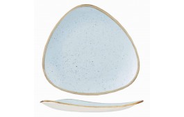 Stonecast Duck Egg Blue Triangle Plate