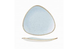 Stonecast Duck Egg Blue Triangle Plate
