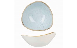 Stonecast Duck Egg Blue Triangle Bowl