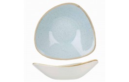 Stonecast Duck Egg Blue Triangle Bowl