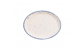 Stonecast Hints Indigo Blue Chefs' Oval Plate