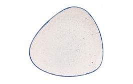 Stonecast Hints Indigo Blue Triangle Plate