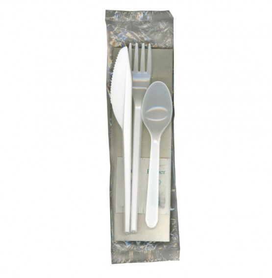 Standard Cutlery Meal Pack White